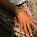 Owijana bransoletka na rzemyku z kryształkami. ZAKUPY NA CARMEL