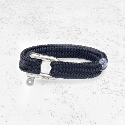 Rocket man. Bransoletka męska z szeklą