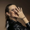 Podwójna pozłacana obrączka z kryształkami. PASSO DOBLE