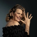 Geometryczny pierścień z kryształkami Swarovskiego. GAINSBOURG