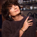 Pierscionek w złocie i srebrze z szampańskim kryształem. TOAST W SAO PAULO