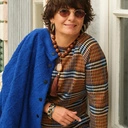 Naszyjnik z brązowych korali z agatem i chwostem. GORĄCA CZEKOLADA