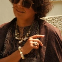 Naszyjnik ze szklanymi perłami Majorka w różnych odcieniach. MARZY MI SIĘ