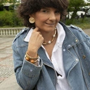 Złota sztywna bransoletka z kulkami w kolorze sieny. BRAZYLIJSKIE TRUFLE