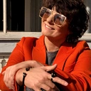 Sztywna otwarta bransoletka z dwiema głowami kotów. SPOTKANIE WE DWOJE