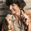 Bransoletka z motywem skóry węża z pozłacanymi sercami. SIĘGAM PO MARZENIA