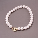 Naszyjnik ze szklanych pereł Majorka w delikatnym różu. LA DOLCE VITA