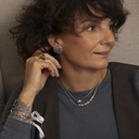 Duży mosiężny pierścionek z jasnym kryształem. LONG ISLAND