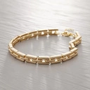 Pozłacany naszyjnik typu choker z masywnego łańcucha. PULS RIO