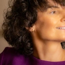 Pozłacane kolczyki półksiężyce zapinane na "klik". POKAŻ SIEBIE