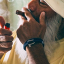 PADRE E HIJO. Pulsera de hombre con grillete