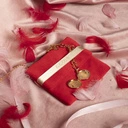 Złoty naszyjnik z łańcuszka z zawieszką szkatułką. MEDALION DLA MNIE