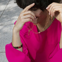 MUY POSITIVO. Collar largo