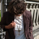 Złoty pierścionek na gumce z perełkami i kryształem. LAMPKA SZAMPANA