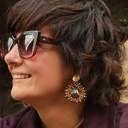 Złocone kolczyki w kształcie kroplli z brązowym kwarcem. LIKIER MIŁOŚCI