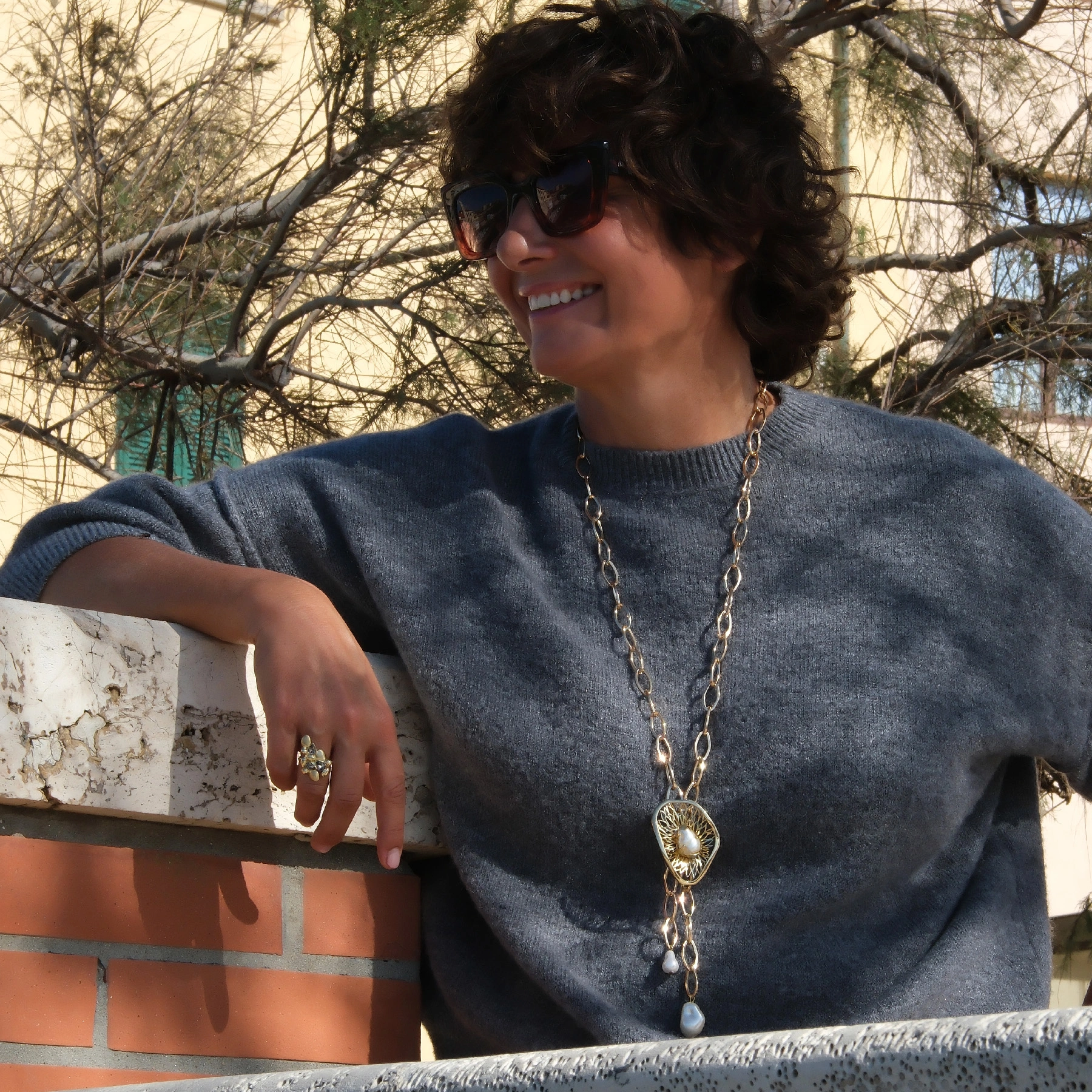 Regulowany ierścionek z kryształkami Black Diamond. WYSPY PRAGNIEŃ