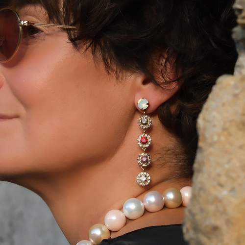 PRADO AL SOL. Pendientes colgantes