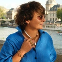 Posrebrzany i pozłacany pierścionek z cyrkoniami. SPIRALA MYŚLI