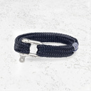 Rocket man. Bransoletka męska z szeklą