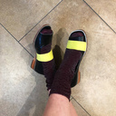 Czerń, klasa, energia. Baleriny z odkrytymi palcami r. 39