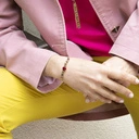 Złocone kolczyki z kryształkami z odczepianym dekorem. ZAUROCZENIE