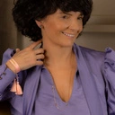 Długi pozłacany naszyjnik z cyrkoniami serduszkami. DLA DZIEWCZYN