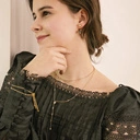 Wisząca kolczyki pod ucho zdobione kryształami. CIEPŁO-ZIMNO