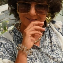 Naszyjnik z posrebrzanych kulek i pozłacanych pierścieni. GALERIE VIVIENNE