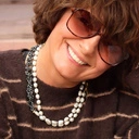 Długi elegancki naszyjnik z pereł i hematytów. SA RIERA