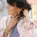 Damski pierścionek-obrączka o niebanalnym designie. MÓJ CI ON