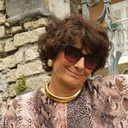 Pozłacany naszyjnik typu choker na łańcuszku tubogas. ITALO DISCO