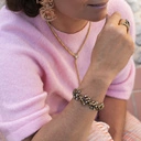 Lekkie wiszące kolczyki kwiaty z pozłacanego drucika. SŁONECZNA BRAZYLIA