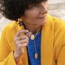 Duży pierścionek z niebieskim kryształem. NIEBIESKIE OCZY