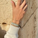 Delikatna bransoletka ręcznie tkana z paciorków Miyuki. ANDALUCIA