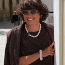 Pięciorzędowa bransoletka ze szklanych pereł w różu. RÓŻOWY OBŁOK