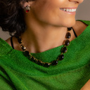 Skarabeusze w czerwieniach. Kolczyki wkrętki