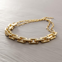 TE AMO. Collar de cadena