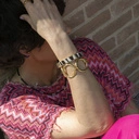 Krótki wisiorek z czarnych koralików z bawolim rogiem. BLACK ROCK