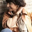 Bransoletka z motywem skóry węża z pozłacanymi sercami. SIĘGAM PO MARZENIA