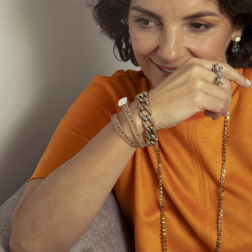 MIS PENSAMIENTOS ESTÁN MUY LEJOS. Pulsera de cadena