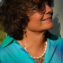 Pozłacane kolczyki wiszące w kształcie dwóch szekli. COSTA VERDE