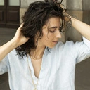 Naszyjnik z grubego pozłacanego łańcucha. W DROGĘ