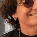 Pozłacane kolczyki w formie latającego spodka z krysztalem. GALAKTYCZNE PODRÓŻE