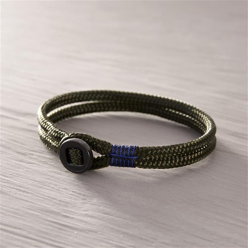 LA SELVA. Pulsera verde para hombre