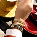 Elegancka bransoletka łańcuch w klasycznym stylu. WYRAFINOWANIE