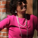 Naszyjnik ze szklanych pereł Majorka ze złotym zapięciem. CHWILA NA ZAWSZE