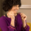 Złoty regulowany pierścionek z ozdobną literką P. P - PAULINA