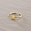 N - Natalia. Pierścionek z literką N