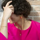 Bransoletka z łańcuszka z ważką, perłami i kryształkami. OGRODY TIVOLI