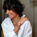 Bransoletka na łańcuchu z perłą. DOSKONAŁA NIEDOSKONAŁOŚĆ